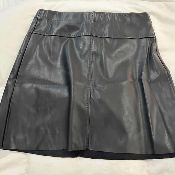 Max Studio Dresses & Skirts - New! Faux leather black mini skirt - Max Studio